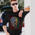 Corbeau Japonais Tokyo Kitsune Inspiré Du Style Asiatique Des Années 80 T-shirt à manches longues Cadeaux pour lui