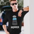 Costume De Poivre Et De Sel Assortis T-shirt à manches longues Cadeaux pour lui