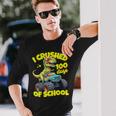 I Crushed 100 Days Of School For Boys 100Th Day Of School Long Sleeve T-Shirt Gifts for Him