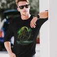 Cthulhu Horror Lovecraft Camiseta de manga larga Regalos para él