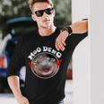 Cute Baby Hippo Moo Deng Bouncy Pig In Thai Hippopotamus Long Sleeve T-Shirt Gifts for Him