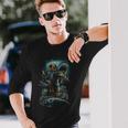 Deep Sea Commercial Diver Fishing Scuba Diving Boating Long Sleeve T-Shirt Gifts for Him