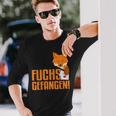 Doppelkopf Card Game Foxes Catch Langarmshirts Geschenke für Ihn