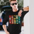 Eat Sleep Anime Gaming Repeat Kawaii Anime Manga Long Sleeve T-Shirt Gifts for Him