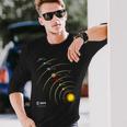 Esa Sistema Solar Planetas Sol Orbita Camiseta de manga larga Regalos para él