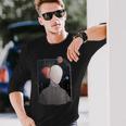 Faceless Man Planet Astronaut -Astral Cosmic Space Long Sleeve T-Shirt Gifts for Him
