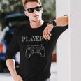 Father Son Partner Look Gamer Player 1 Langarmshirts Geschenke für Ihn