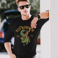 Flo Grown Florida Grown Rodeo Alligator Rider Southern Long Sleeve T-Shirt Gifts for Him