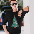 Football Christmas Tree Outfit For The Holidays Langarmshirts Geschenke für Ihn