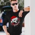 Football Santa Claus Christmas Xmas Langarmshirts Geschenke für Ihn