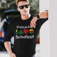 Fridays For Schafkopf Double Head Langarmshirts Geschenke für Ihn