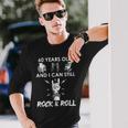 60Th Birthday Rock And Roll 60Th Birthday Gag Langarmshirts Geschenke für Ihn