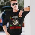 Dart Game Merry Dartmas Xmas Santa Ugly Dart's Christmas Langarmshirts Geschenke für Ihn