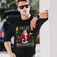 Ugly Christmas Darts Feliz Navidarts Langarmshirts Geschenke für Ihn