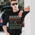 Guns For Christmas Ugly Sweater Gun Right Hunting Military Langarmshirts Geschenke für Ihn