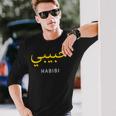 Habibi Arabic Habibi Langarmshirts Geschenke für Ihn