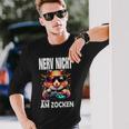 Hamster Nerv Nicht Bin Am Zocken Am Zocken Gaming Langarmshirts Geschenke für Ihn