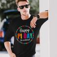 Happy Pi Day Pie Math Coach Teacher Pi Day Lover Nerdy Long Sleeve T-Shirt Gifts for Him