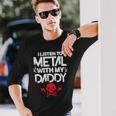 Heavy Metal Música Papá Papá Niños Rock Camiseta de manga larga Regalos para él