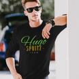 Hugo Spritz Team Elderberry Summer Sparkling Prosecco Cocktail Langarmshirts Geschenke für Ihn