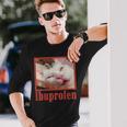 Ibuprofen Cat Meme Langarmshirts Geschenke für Ihn