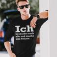 Ich Beobachte Euch Alle Und Mache Mir Notes Observer Langarmshirts Geschenke für Ihn