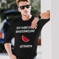 Ich Habe Eine Wassermelon Getrie Ich Habe Eine Langarmshirts Geschenke für Ihn