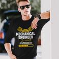 Ingeniero Mecánico En Prácticas Ingeniería Estudiante Camiseta de manga larga Regalos para él