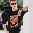It's Ninjesus 80S Action Movie Parodie Drôle Chrétien Jésus T-shirt à manches longues Cadeaux pour lui