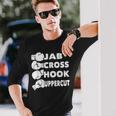 Jab Cross Hook Uppercut Boxeador Para Amantes Del Boxeo Gimnasio Kickboxing Camiseta de manga larga Regalos para él