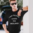 Je Parie Que Mon Âme Sent Comme Laille Natale De Midland Texas T-shirt à manches longues Cadeaux pour lui