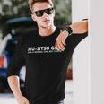 Jiu Jitsu Chica Divertida Jiu Jitsu Chica Camiseta de manga larga Regalos para él