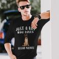 Im Just A Boy Who Loves Belga Malinois Regalo Para Amante De Perros Camiseta de manga larga Regalos para él