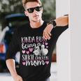 Kinda Busy Being A Silkie Chicken Mom Cute Silky Chicken Pet Long Sleeve T-Shirt Gifts for Him