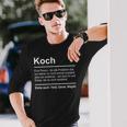 Koch Definition Saying Professional Kitchen Chef Langarmshirts Geschenke für Ihn