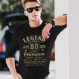 Legend Since 80 Years Vintage Legend 80Th Birthday Long Sleeve T-Shirt Gifts for Him