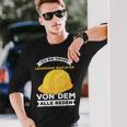 Legendary Construction Manager Builder Construction Site Saying Langarmshirts Geschenke für Ihn