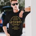 Lethwei Bare Knuckle Boxing University Burmese Boxing Long Sleeve T-Shirt Gifts for Him