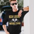 Liebe Es Wenn Meine Frauch Mich Padel Spielen Lässt Langarmshirts Geschenke für Ihn