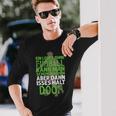 A Life Without Football Football Player Langarmshirts Geschenke für Ihn