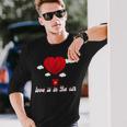 Love Is In The Air StAlentine's Day Langarmshirts Geschenke für Ihn