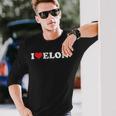 I Love Elon Langarmshirts Geschenke für Ihn