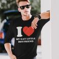 I Love My Gay Little Boyfriend Long Sleeve T-Shirt Gifts for Him