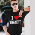 I Love Transit Langarmshirts Geschenke für Ihn