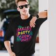 Malle 2025 Malle Party Crew 2025 For Holidaymakers Langarmshirts Geschenke für Ihn