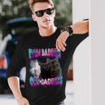 Même Les Méchants Obtiennent Un Chat Saddies Curly T-shirt à manches longues Cadeaux pour lui