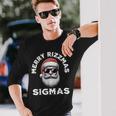 Merry Rizzmas Sigmas Rizz Christmas Santa N Gen Alpha Langarmshirts Geschenke für Ihn