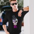 Mr Sugar Intage Avec Tête De Mort Dia De Los Muertos T-shirt à manches longues Cadeaux pour lui