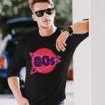 Nacido En Los Años 80 Neon Light Disco Música Cumpleaños Punk Music Camiseta de manga larga Regalos para él