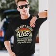 Name Udo Slogan And Gott Schuf Udo S Langarmshirts Geschenke für Ihn